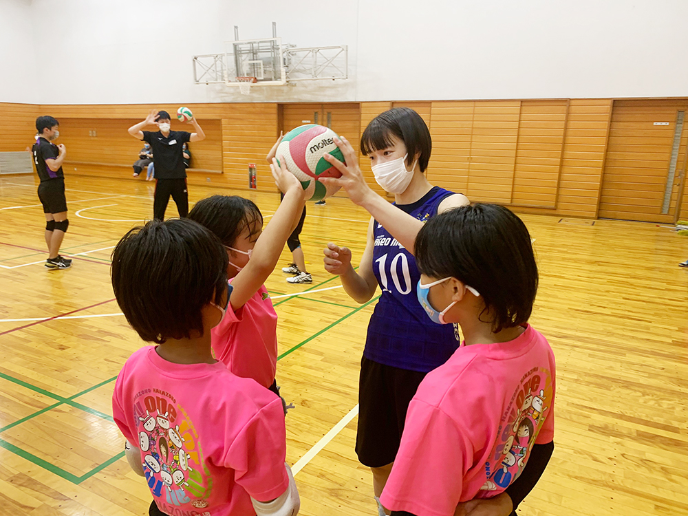 2022V・サマーリーグ女子東部大会　バレーボール教室レポート！