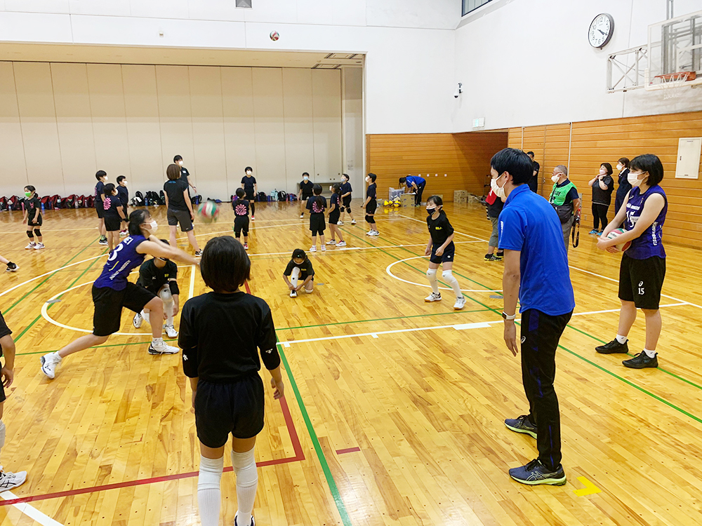 2022V・サマーリーグ女子東部大会　バレーボール教室レポート！