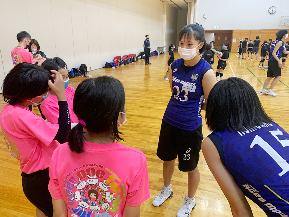 2022V・サマーリーグ女子東部大会　バレーボール教室レポート！
