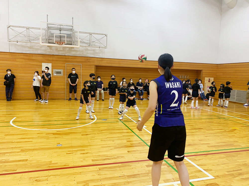 2022V・サマーリーグ女子東部大会　バレーボール教室レポート！
