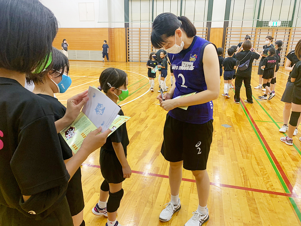 2022V・サマーリーグ女子東部大会　バレーボール教室レポート！