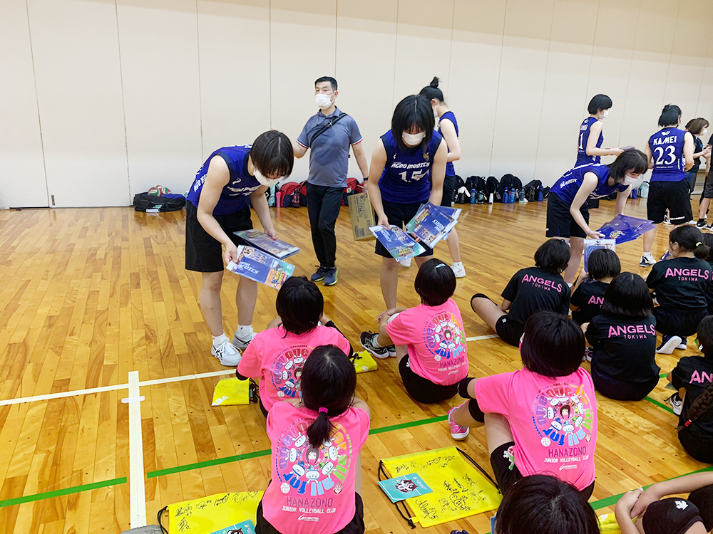 2022V・サマーリーグ女子東部大会　バレーボール教室レポート！