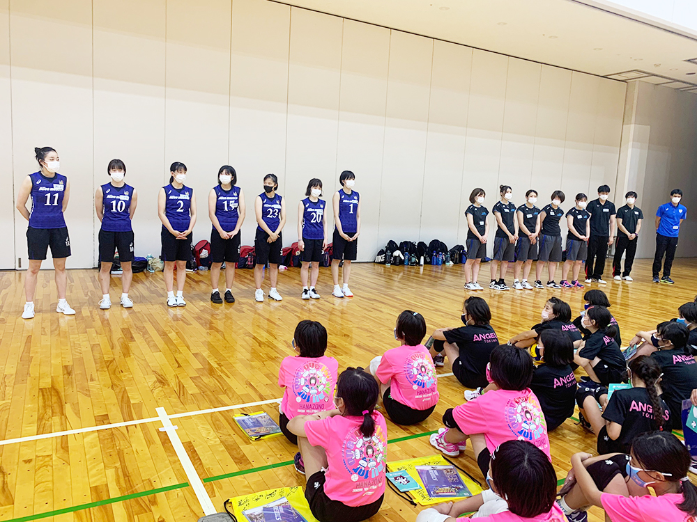 2022V・サマーリーグ女子東部大会　バレーボール教室レポート！
