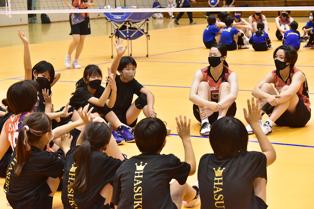 蓮田市制50周年事業インビテーションマッチ　バレーボール教室レポート！！