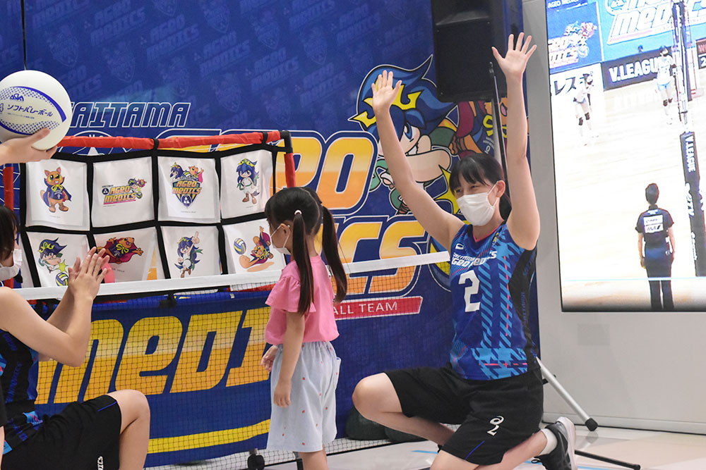 『埼玉上尾メディックスとバレーボールチャレンジ！』レポート！