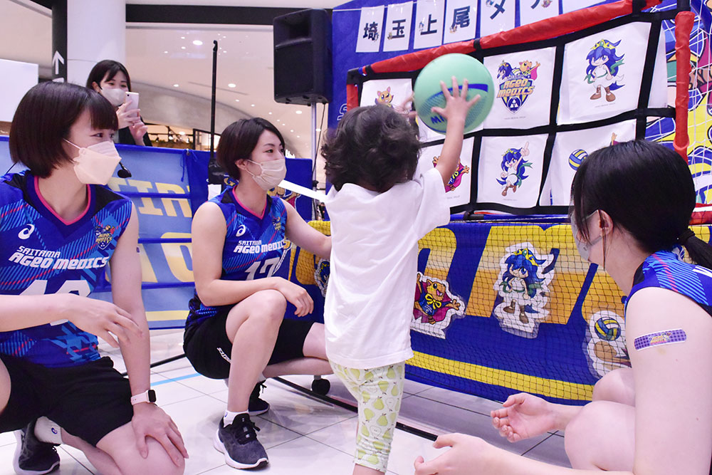 『埼玉上尾メディックスとバレーボールチャレンジ！』レポート！！