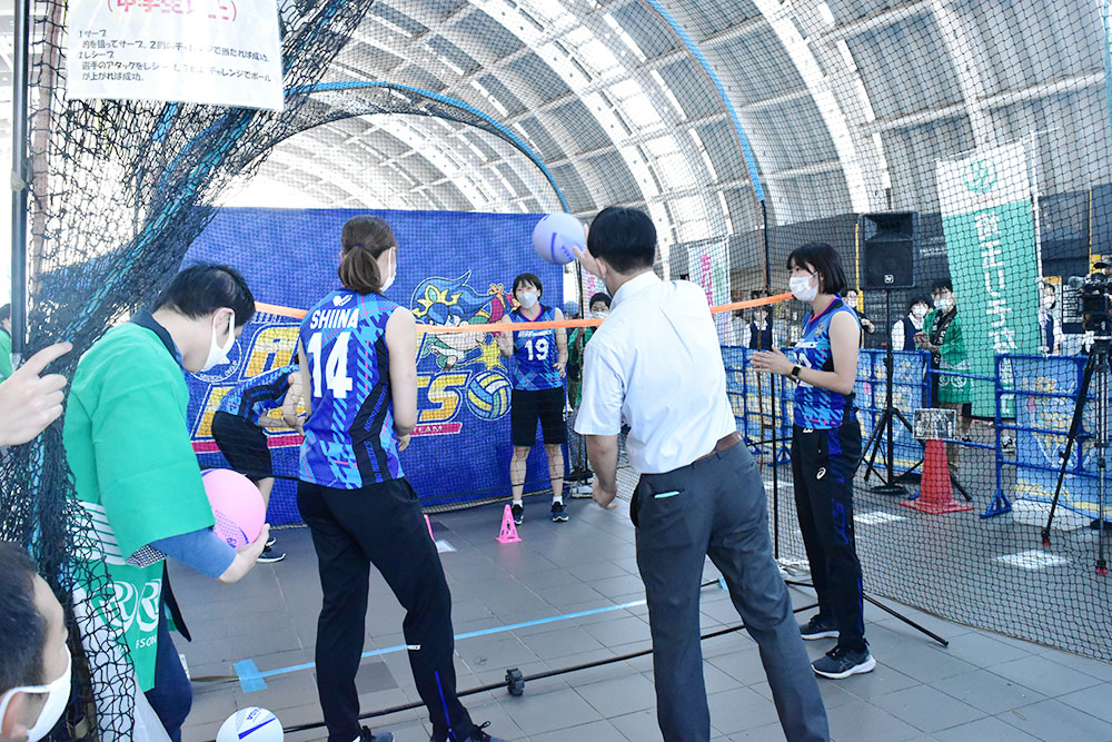「埼玉上尾メディックスとバレーボールチャレンジ」レポート！！
