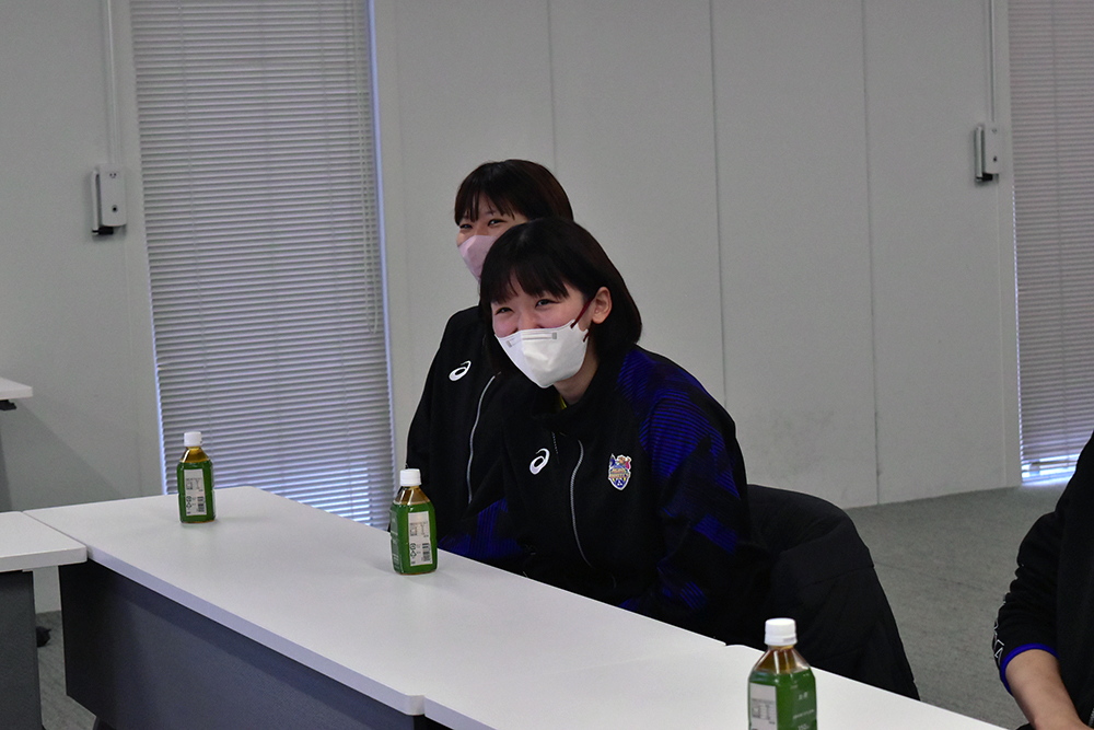 桶川市役所に埼玉上尾メディックスの横断幕が登場！