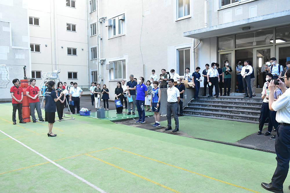 埼玉県庁 各課対抗バレーボール大会の始球式を行いました！