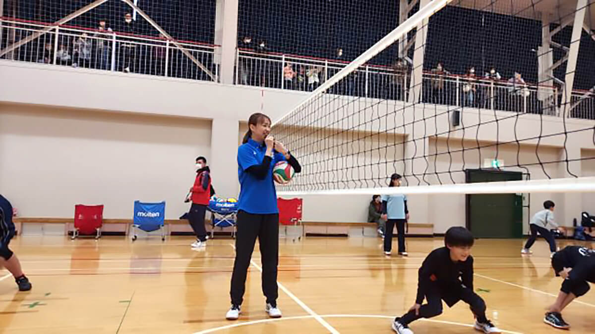 滝沢市体育協会　バレーボールクリニック レポート