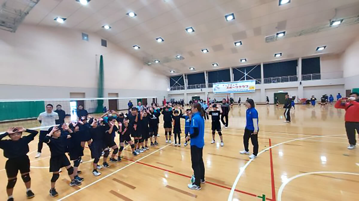 滝沢市体育協会　バレーボールクリニック レポート