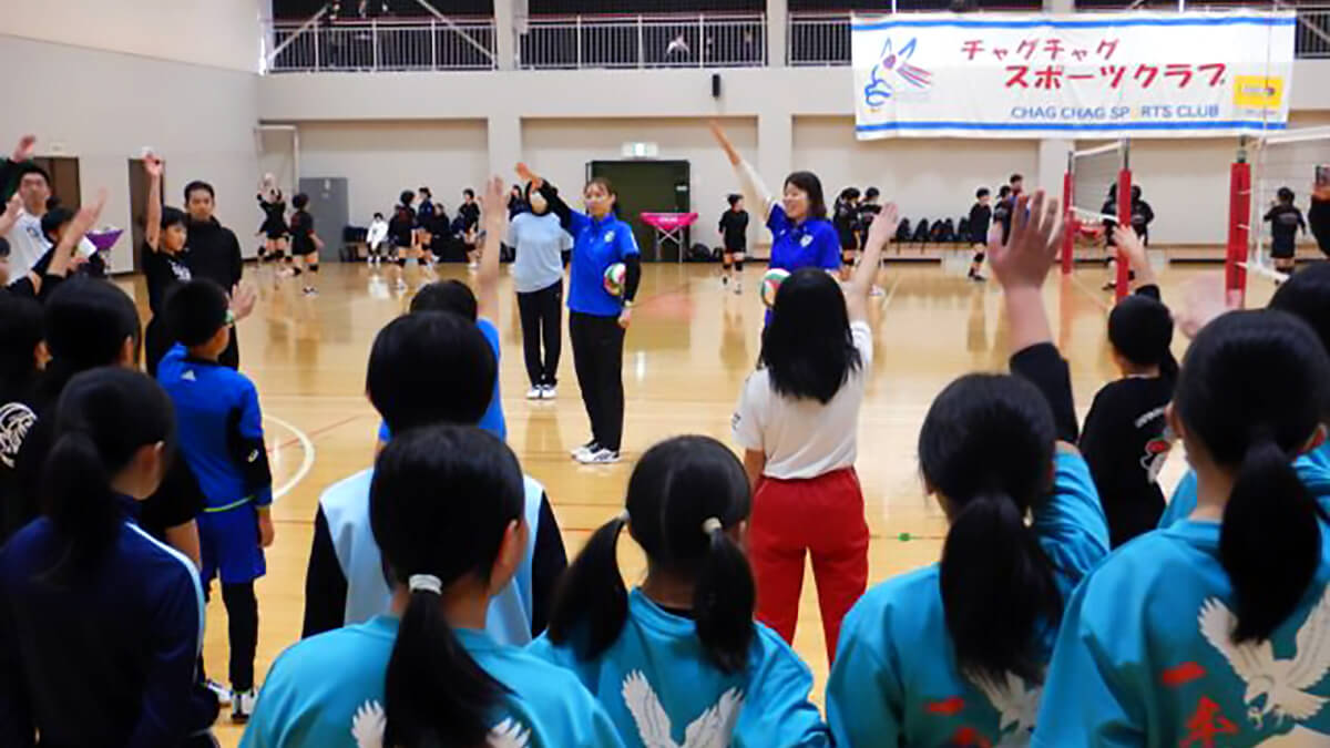 滝沢市体育協会　バレーボールクリニック レポート