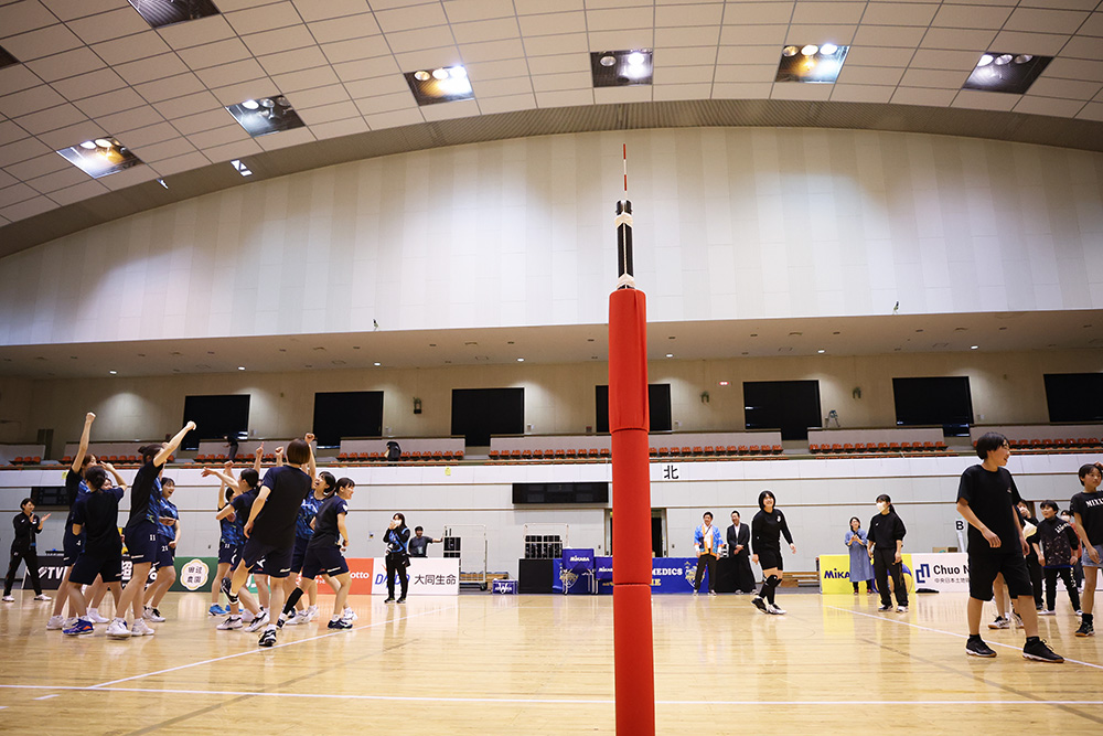 3月17日「アイダ設計 親子で観戦＆バレーボール体験会」レポート