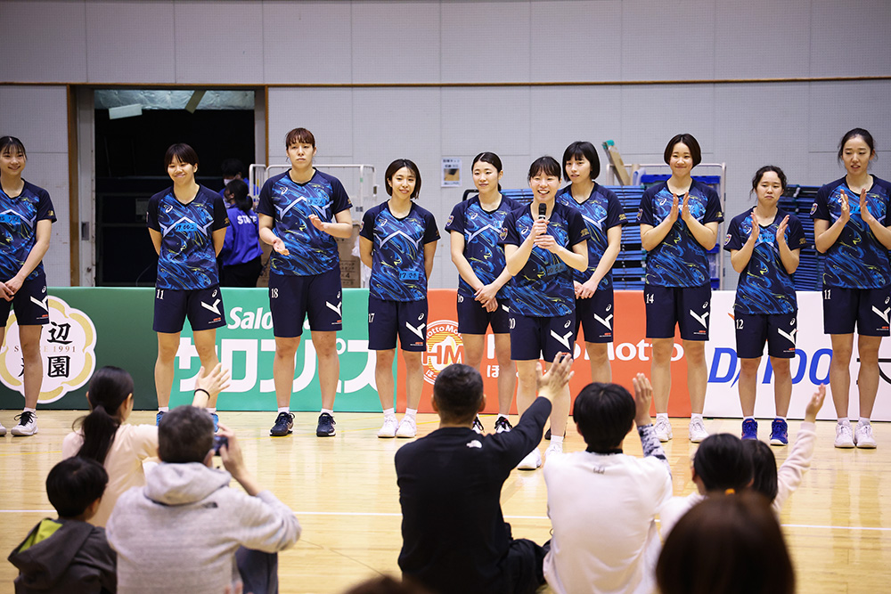 3月17日「アイダ設計 親子で観戦＆バレーボール体験会」レポート