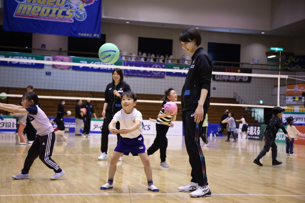 「埼玉上尾メディックスとバレーボールを楽しもう！」レポート