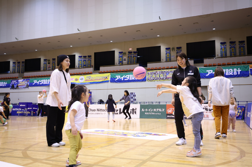 「埼玉上尾メディックスとバレーボールを楽しもう！」レポート