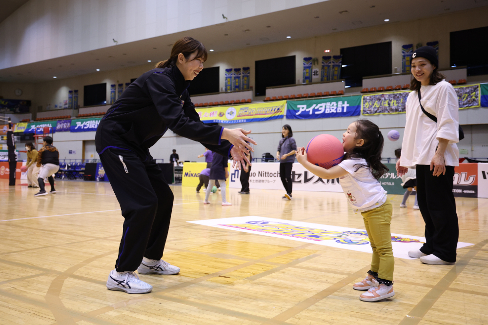 「埼玉上尾メディックスとバレーボールを楽しもう！」レポート