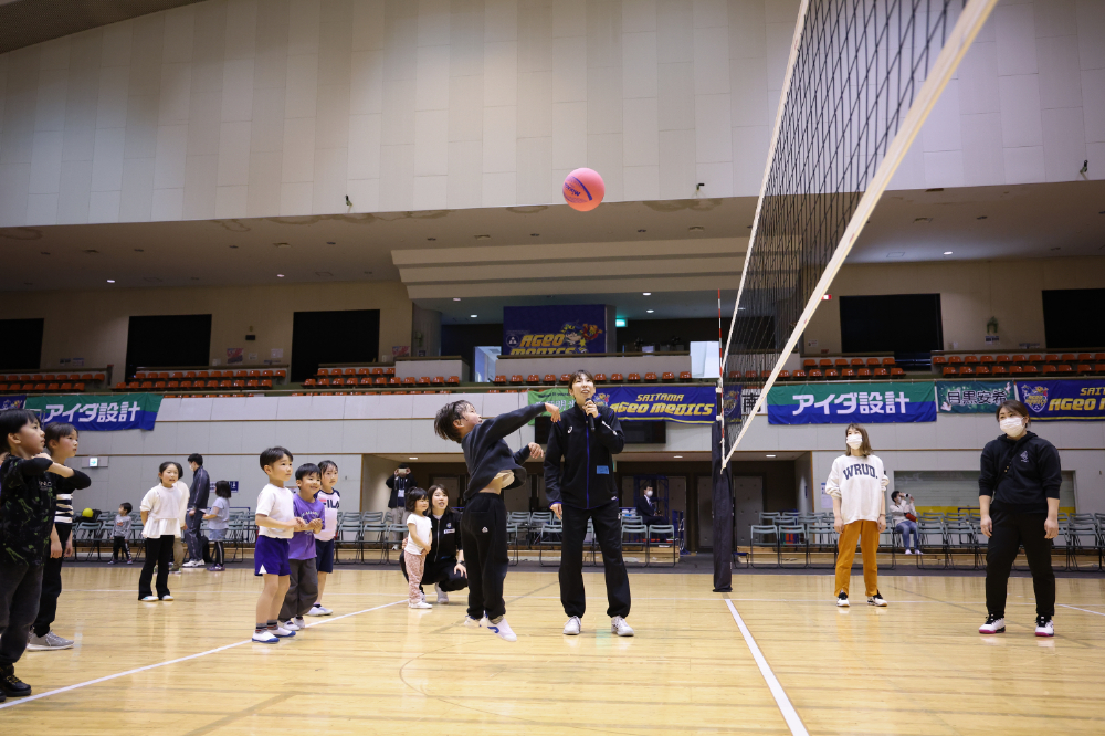 「埼玉上尾メディックスとバレーボールを楽しもう！」レポート