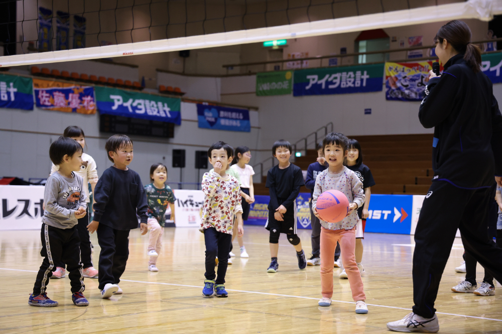 「埼玉上尾メディックスとバレーボールを楽しもう！」レポート