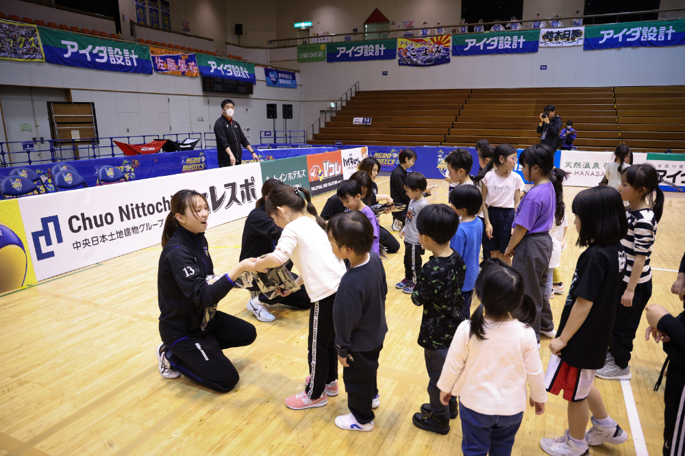 「埼玉上尾メディックスとバレーボールを楽しもう！」レポート