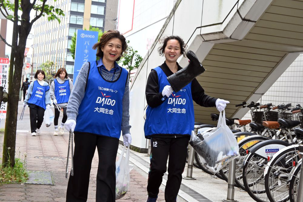 大同生命埼玉3支社と清掃活動を行いました！