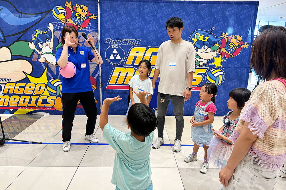イオンモール上尾　『バレーボール体験会』レポート！