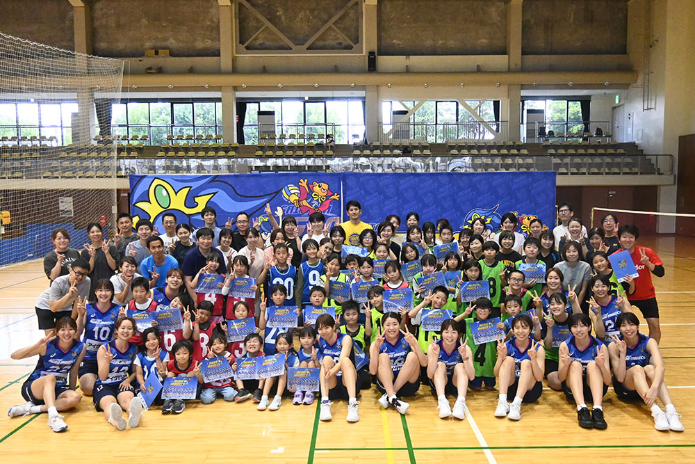 「あげおdeからだ元気フェスタ」親子ふれあいバレーボール体験教室レポート！