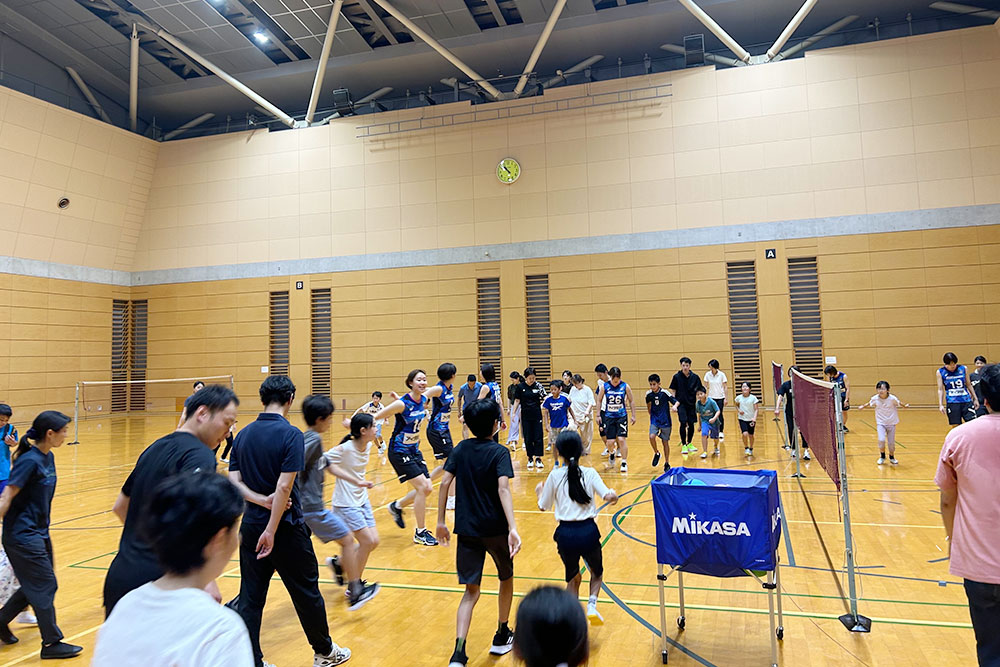 「親子で楽しむスポーツフェア」バレーボール教室レポート！
