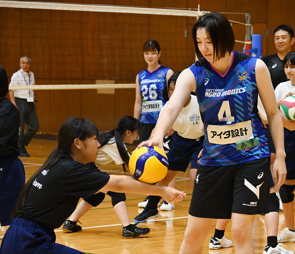 「上尾市中学生バレーボール教室」レポート！