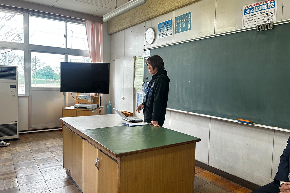 瓦葺中学校「職業人から話を聞く」会に講師として参加しました！