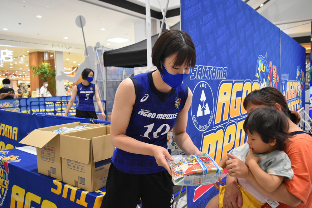 埼玉上尾メディックスとバレーボールチャレンジ！