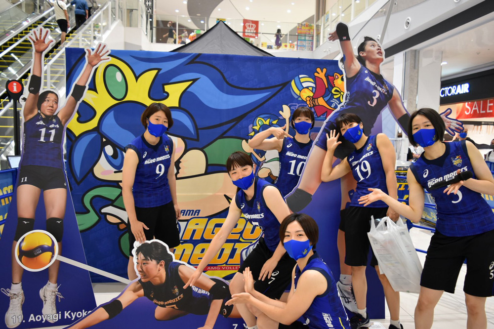 埼玉上尾メディックスとバレーボールチャレンジ！
