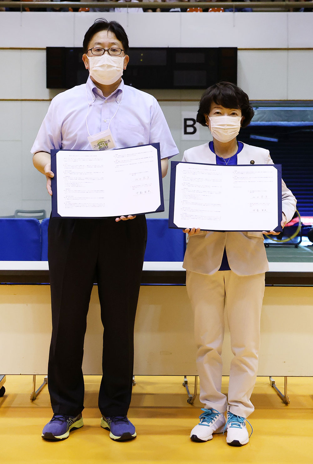 埼玉上尾メディックス　蓮田市と「連携協定に関する協定」を締結