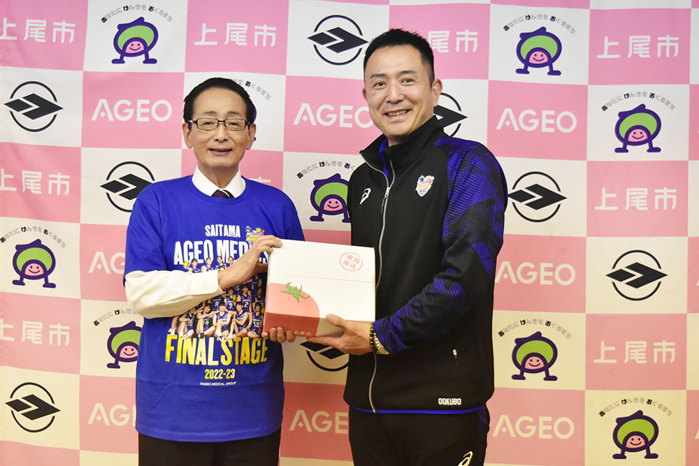 上尾市長・桶川市長へシーズン終了の報告について