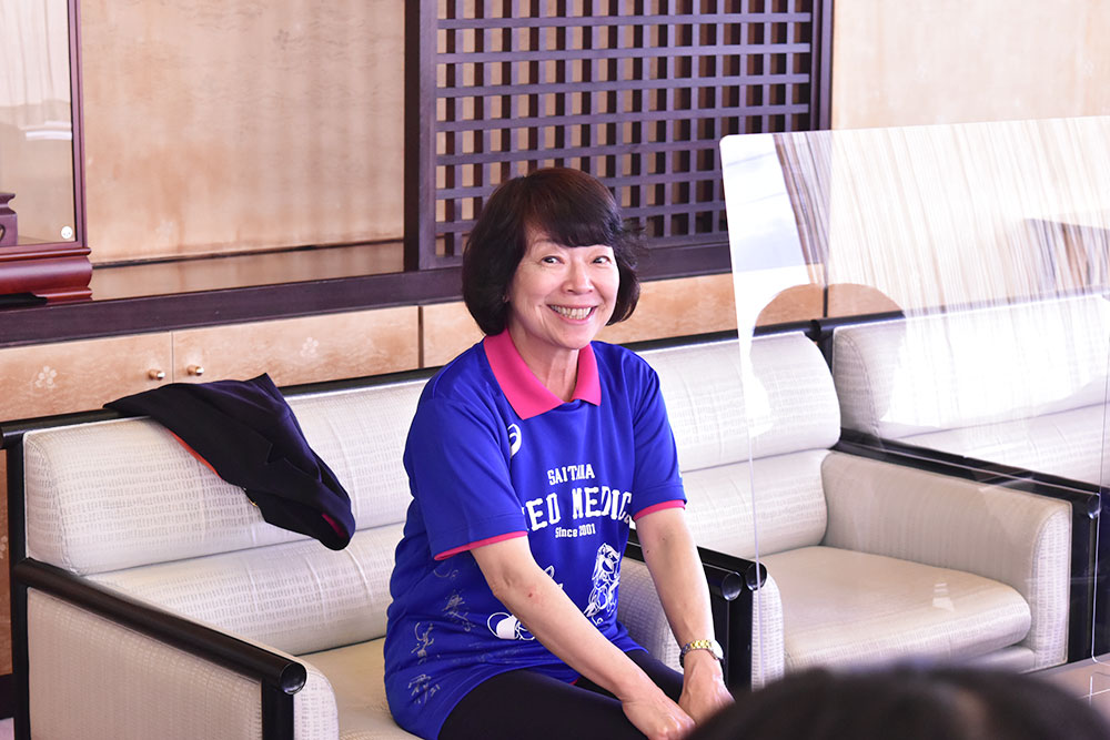 蓮田市長へシーズン終了の報告