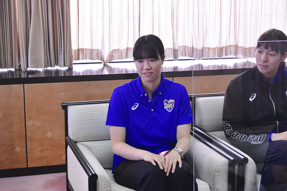 蓮田市長へシーズン終了の報告