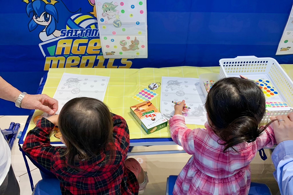 玉上尾メディックス×イオンモール上尾 バレーボール選手と一緒に！～親子バレーボール体験会～