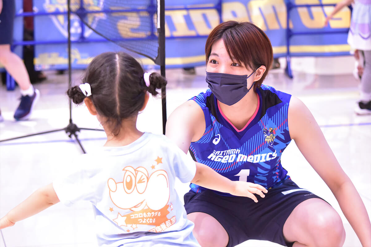 玉上尾メディックス×イオンモール上尾 バレーボール選手と一緒に！～親子バレーボール体験会～