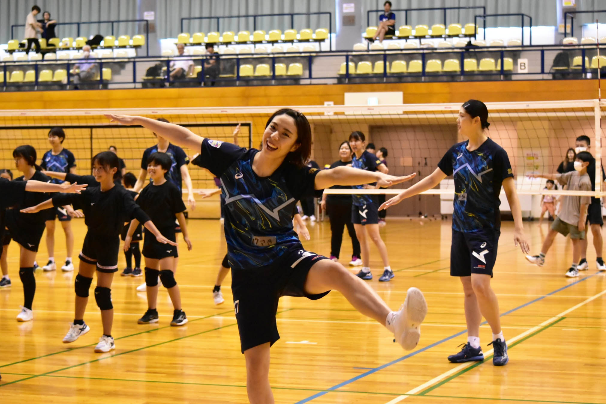 桶川市連携事業/桶川バレーボール教室