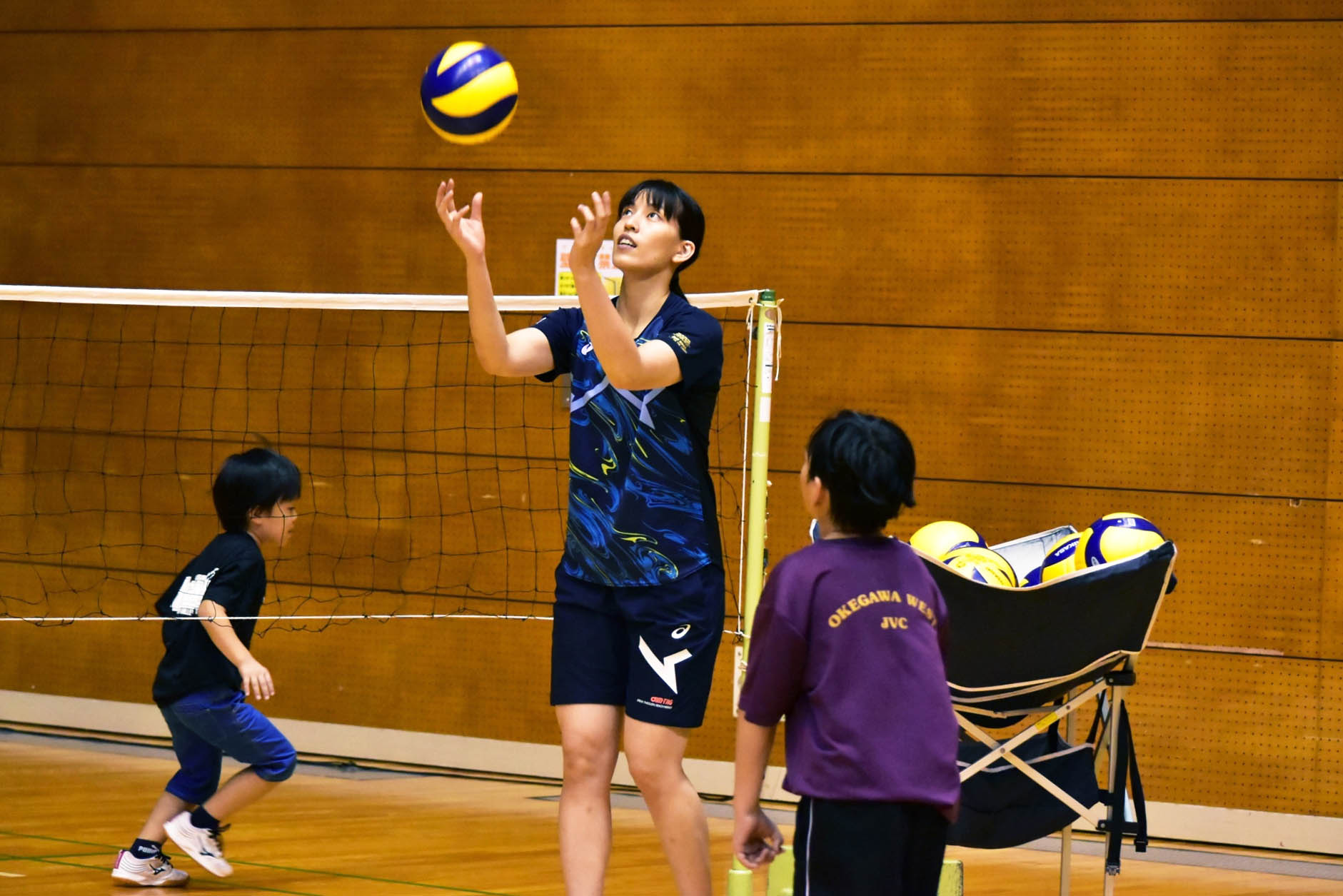 桶川市連携事業/桶川バレーボール教室