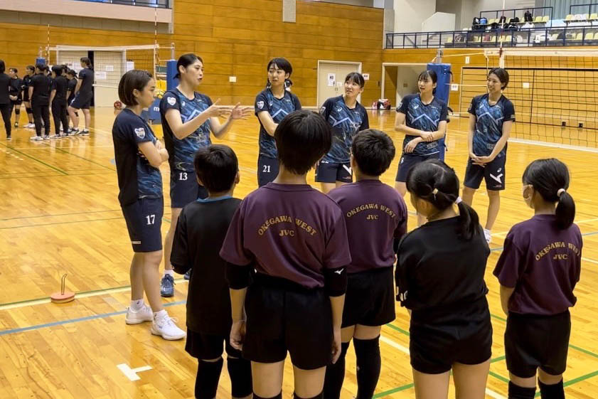 桶川市連携事業/桶川バレーボール教室