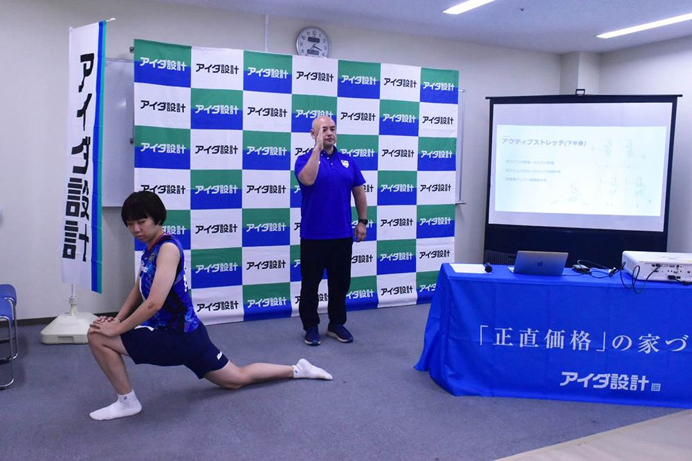 アイダ設計×埼玉上尾メディックス『親子健康トレーニング』