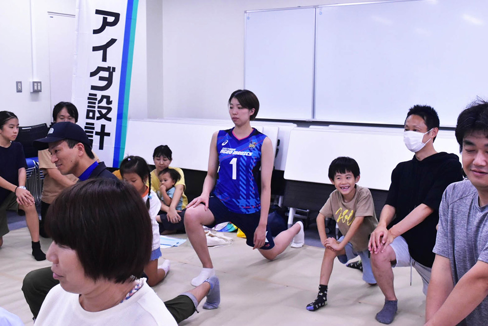 アイダ設計×埼玉上尾メディックス『親子健康トレーニング』