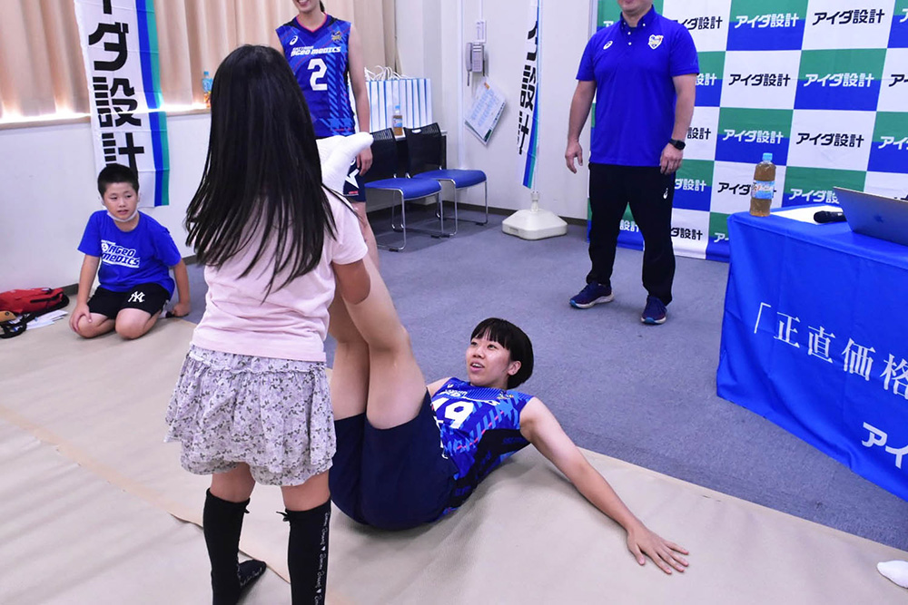 アイダ設計×埼玉上尾メディックス『親子健康トレーニング』