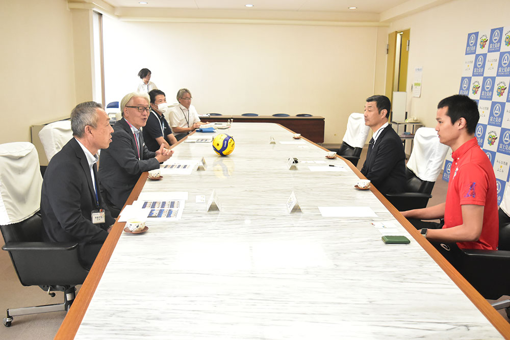 富士見市役所へ表敬訪問