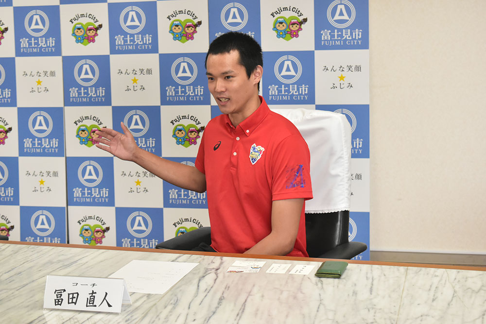 富士見市役所へ表敬訪問