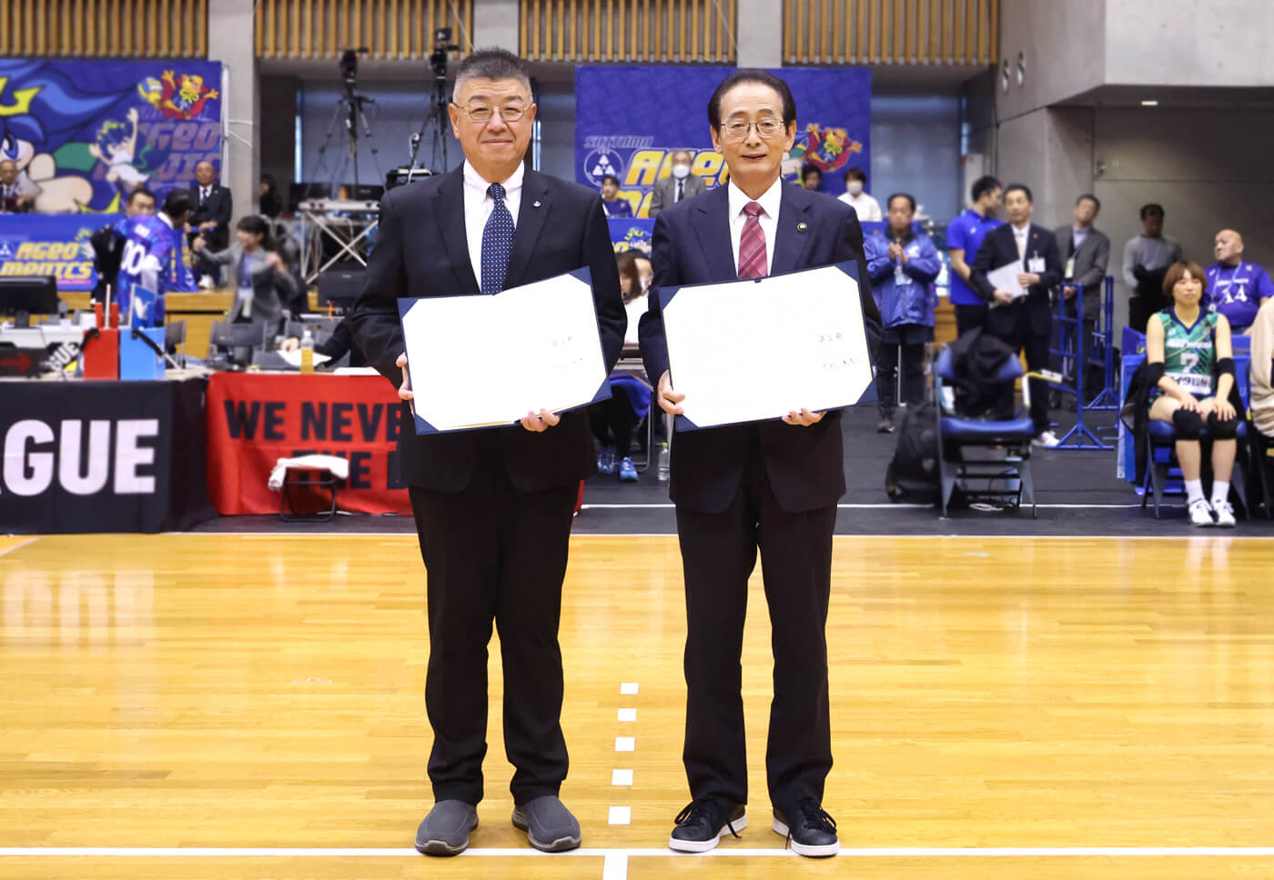 上尾市と埼玉上尾メディックスが連携協定を締結