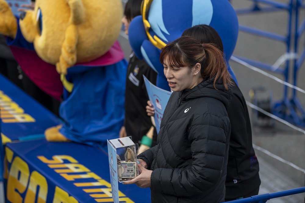 募金活動の様子