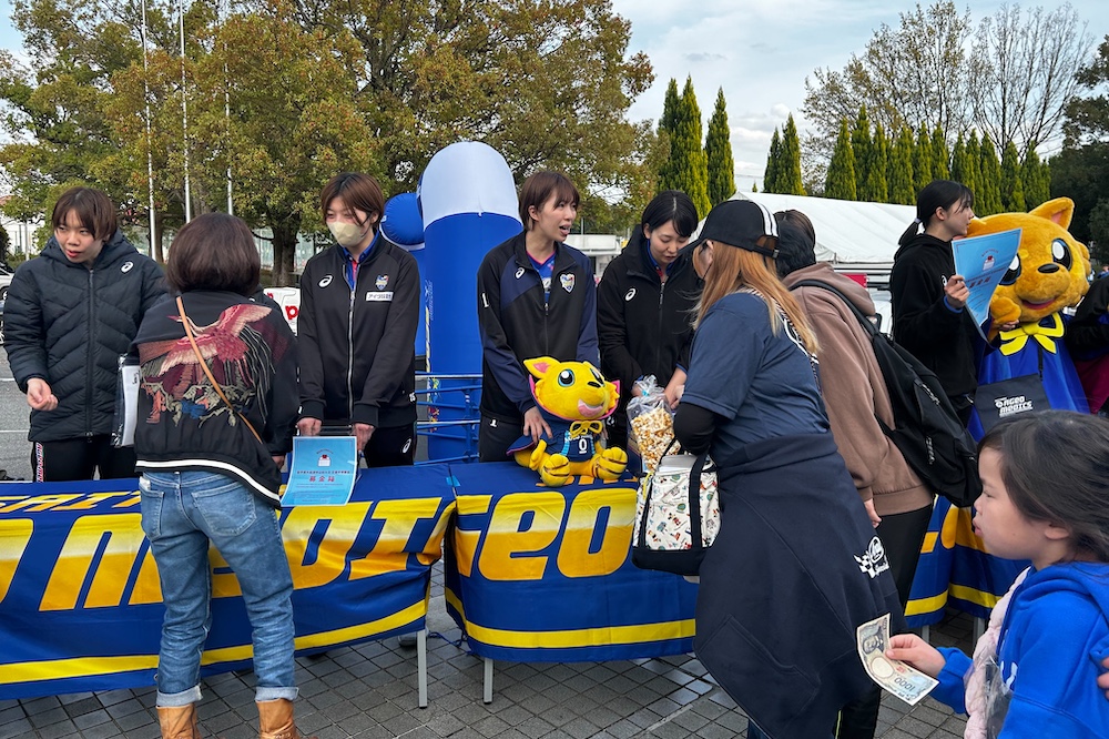 募金活動の様子